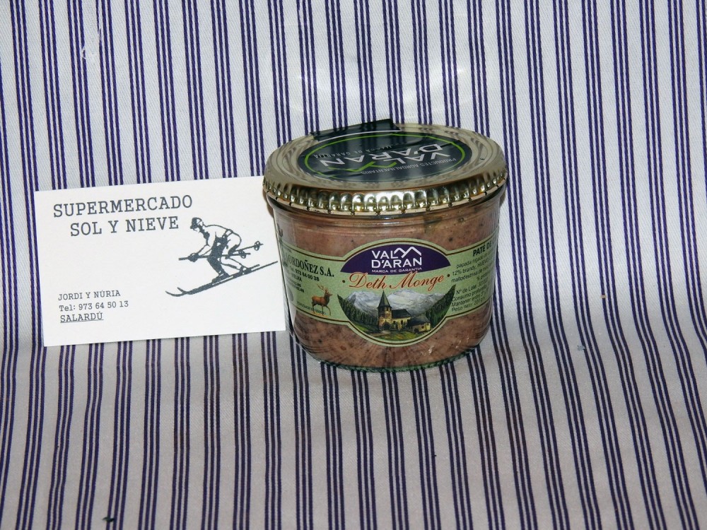 Paté de ciervo ORDOÑEZ | Supermercado en Salardú | Supermercado