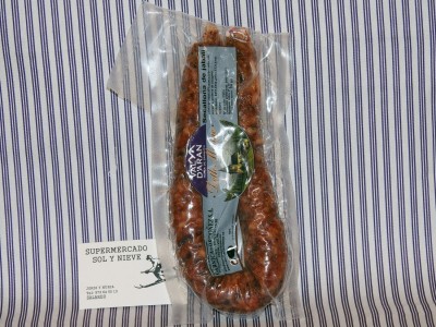 Longaniza de jabalí ORDOÑEZ | Supermercado en Salardú |